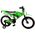 Volare Motobike Kinderfiets - Jongens - 16 inch - Groen - 95% afgemonteerd