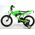 Volare Motobike Kinderfiets - Jongens - 16 inch - Groen - 95% afgemonteerd