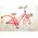 Volare Melody Kinderfiets - Meisjes - 24 inch - Pastel Rood - Prime Collection