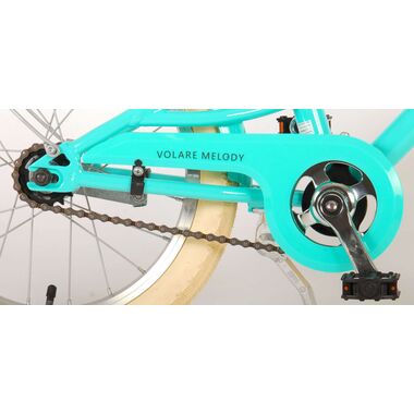 Volare Melody Kinderfiets - Meisjes - 16 inch - Turquoise - Prime Collection